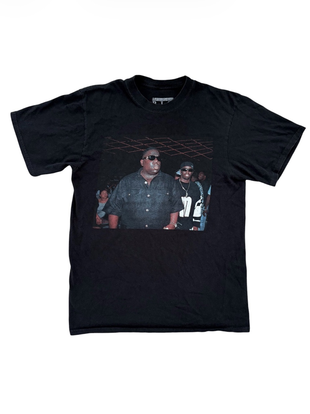 Notorious B.I.G. Biggie Smalls Graphic Tee Black Hip Hop Rap Puff Daddy T-Shirt